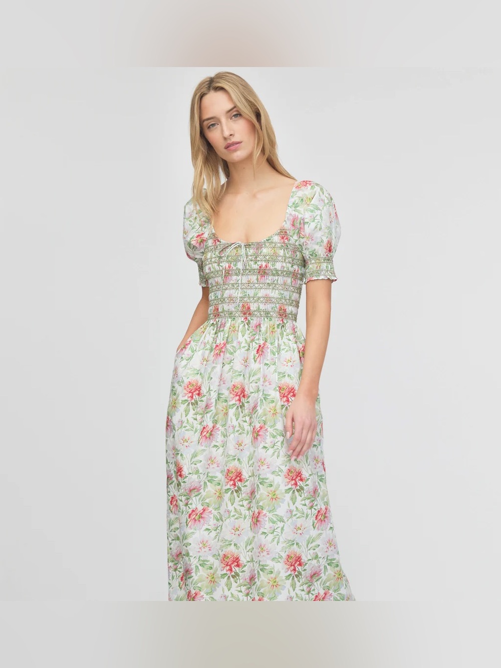 Like New Hill House Home Madeline Nap Dress in Peony Chintz Size S
